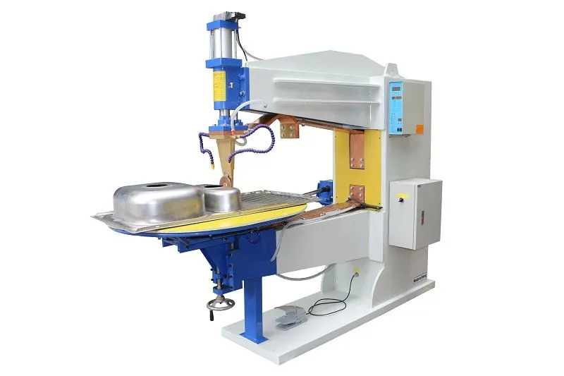 Semi-automatic sink welding machine